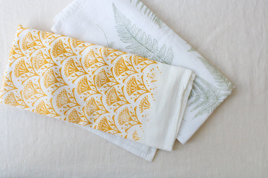 Fern Fronds Tea Towel